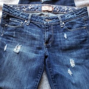 Paige distressed premium jeans